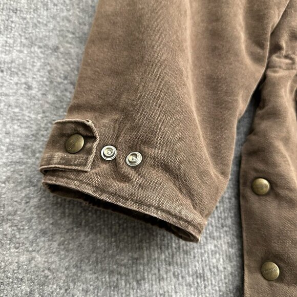 VTG Carhartt C52 CHT Duck Canvas Blanket Lined Chore Barn Coat Jacket XL TALL - Picture 6 of 13